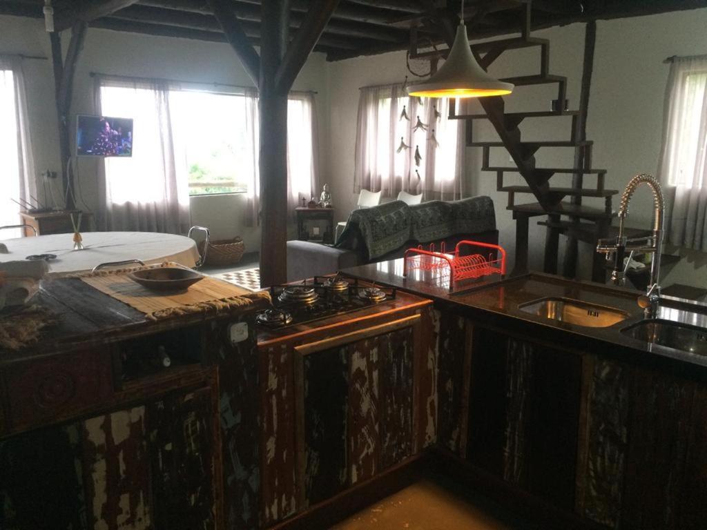 Linda Casa Na Gamboa Garopaba Villa Exteriör bild